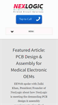Mobile Screenshot of nexlogic.com